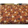 Image 2 : Love's Bakery Red Floral Logo Fabric 76"x36"