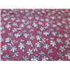 Image 2 : Love's Bakery Pink Floral Logo Fabric 72"x36"