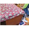 Image 3 : Love's Bakery Pink Floral Logo Fabric 72"x36"