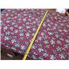 Image 5 : Love's Bakery Pink Floral Logo Fabric 72"x36"