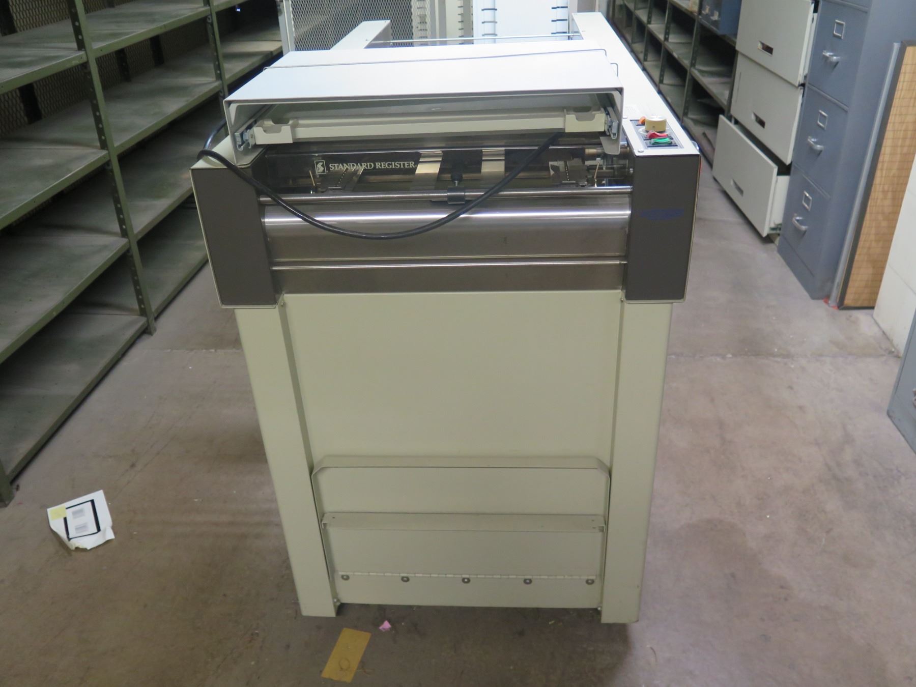 Standard Register 1900 MICR Check Decolator Machine