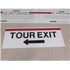 Image 8 : Qty 8 Signs: Tour Exit, Pan Storage Area, Bun Proof Box Area, Bun & Roll Oven, etc