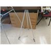 Image 2 : Qty 2 Tripod Easels & 'Little Debbie' Folding Table