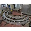 Image 2 : Lanham 7705 Semi-Circle Dual Conveyor Belt System 13'5"L x 44"W