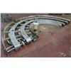 Image 1 : Lanham Semi-Circle Dual Conveyor Belt w/ Baldor Motor 13'6"L x 47"W