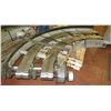 Image 1 : Semi-Circle Dual Conveyor Belt 10'2"L x 39"W