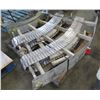 Image 1 : Lanham 7720 Semi-Circle Dual Conveyor Belt w/ Baldor Motor 64"L x 36"W