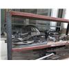Image 2 : Contents of Shelf: Metal Angle Iron, Hinges, Hardware, Slicer Parts, etc