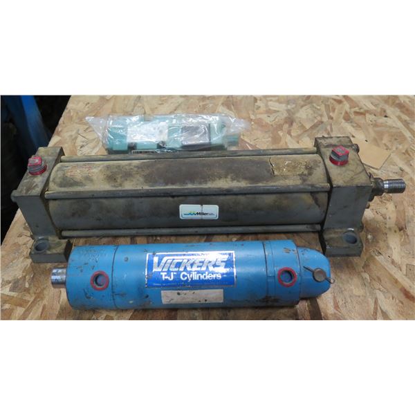 Vickers TJ Cylinder, Numatics 228714 & Miller Fluid Power