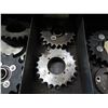Image 8 : Qty 6 Metal Drawers & Contents: Gears, Rods, Gear Roller Chains, Brushes, etc