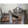Image 8 : Contents of Shelf:  Gear Motor, Bolts, Fittings, Couplings, Exhaust Valves, etc