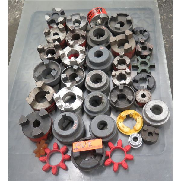 Multiple Metal & Plastic Lovejoy Bore Jaw Couplings & Spider Inserts