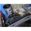 Image 8 : Contents of Shelf: Domestic Hex Bolt, Westward Ratchet Cable Puller, Wire, etc