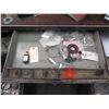 Image 2 : Desk & Contents: Hole Punches, Locked Out Signs, Phone, Paper Rolls, Hardware, etc