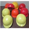 Image 1 : Qty 9 Red & Yellow Hard Hats