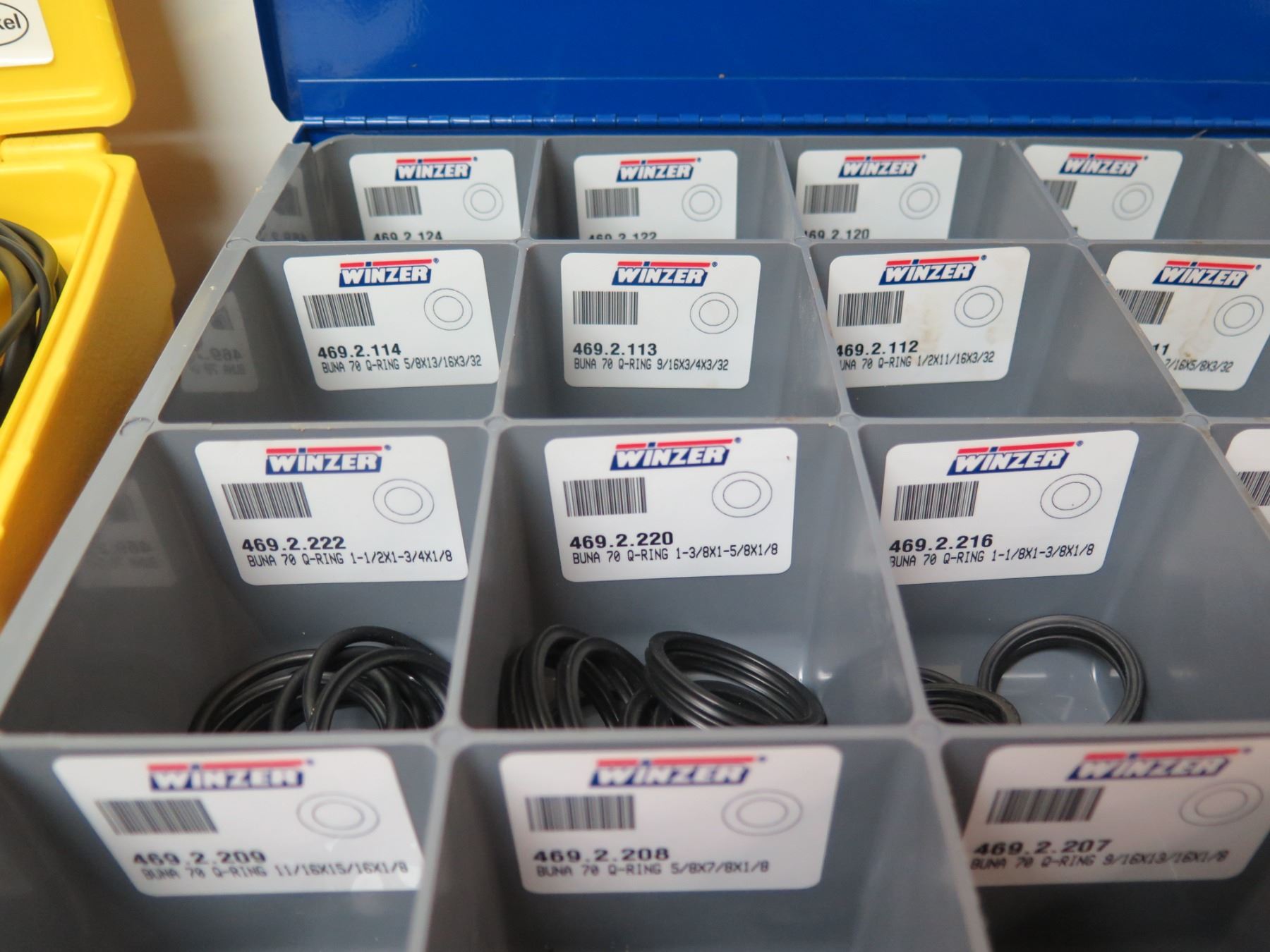 Orring Box Qty 2 LocTite O-Ring Making Kits in Hard Case & Metal O-Ring Storage Box