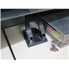 Image 8 : Misc Supplies: Desk Organizers, Hole Punches, Accordion File Folders, Phone, etc