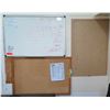 Image 1 : Qty 5 Framed White Boards & Cork Boards Misc Sizes