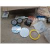 Image 2 : Multiple Door Knobs, Gauges, Bell Wet Location Covers, Rack Tags, Cleaners, Oil, etc