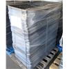 Image 1 : Qty 150 Bakestep Flat Black Stackable Square Bread Trays
