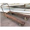 Image 1 : Rolling Transport Cart 72"L x 13"H x 40" Handle Ht