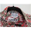 Image 2 : New Love's Logo Theme Brown/Red Aloha Shirt, Size XL