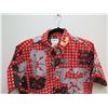 Image 2 : New Love's Theme Red/Black Aloha Shirt, Size M