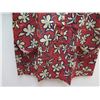 Image 3 : New Love's Logo Red Floral Print Aloha Shirt, Size L