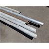 Image 2 : Qty 6 Metal Pipes Misc Lengths Including 172" & 202"L x 4" Diameter