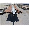 Image 8 : Pallet Multiple Metal Pipes Misc Lengths Including 254" & 288"L