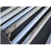 Image 8 : Qty 8 Aluminum Pipes 1/4“ Wall Thickness, 6" Diameter w/ Base Plates, 136” to 241”L