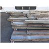 Image 2 : Pallet Multiple Channel Iron & I-Beams Misc Lengths Including 300"L x 8"W x 7"H