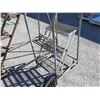Image 8 : Qty 2 Metal Step Rolling Access Aisle Warehouse Ladder Stairs