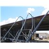 Image 8 : Qty 3 Metal Step Rolling Access Aisle Warehouse Ladder Stairs