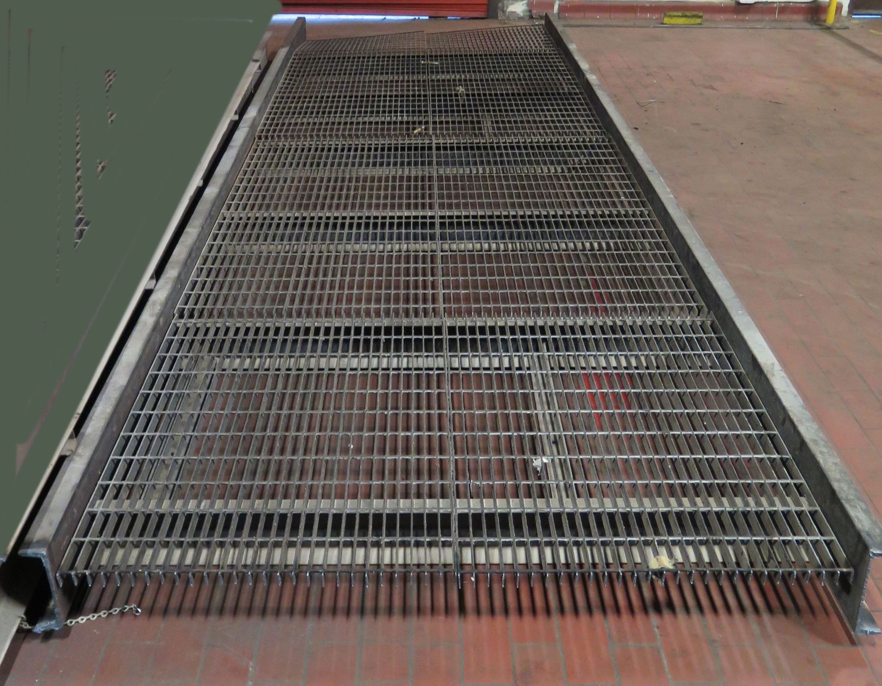 Expanded Metal Wire Mesh Rack on Channel Iron 223