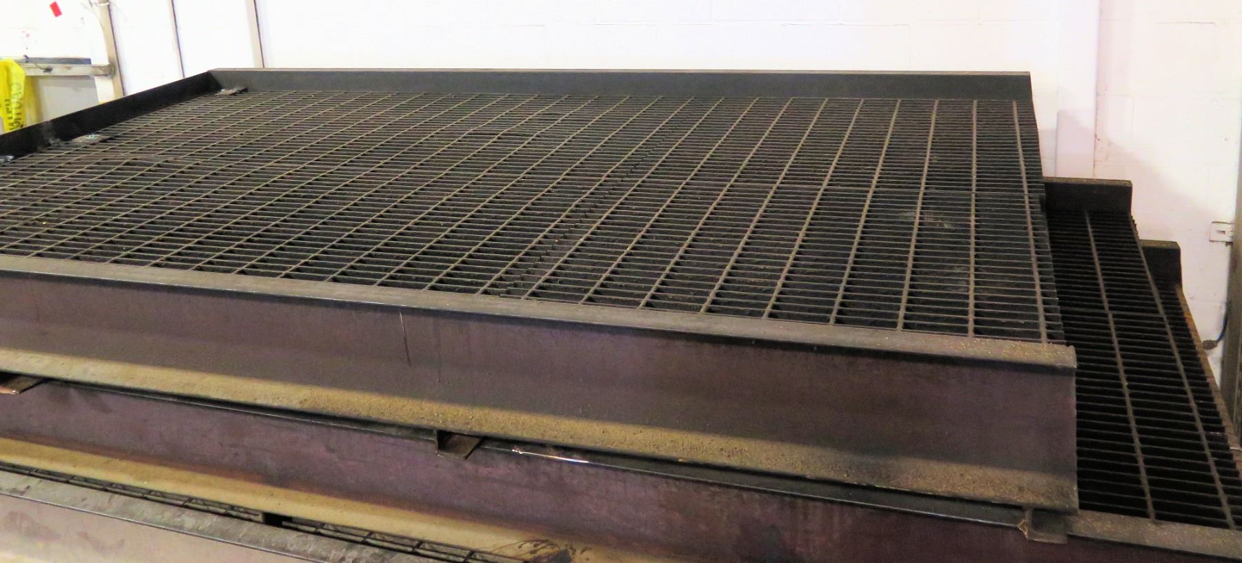 Expanded Metal Wire Mesh Rack on Channel Iron 112