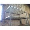 Image 2 : Qty 2 Metal 4 Tier Shelves - 47"L x 24"W x 84"H & 47"L x 18"W x 71"H