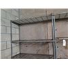 Image 2 : Qty 2 Metal 4 Tier Shelves 47"L x 18"W x 71"H