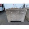Image 2 : Qty 2 Concrete Footed Planters 48" x 48" x 35"