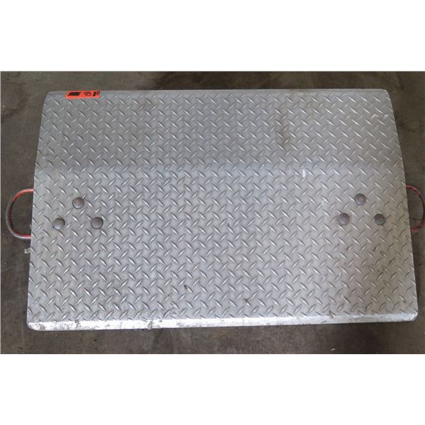 Metal Diamond Plate Ramp 36