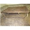 Image 2 : Low Metal Diamond Plate Table 36" x 48" x 12"H