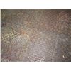 Image 3 : Low Metal Diamond Plate Table 36" x 48" x 12"H