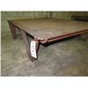 Image 2 : Low Metal Diamond Plate Table 36" x 48" x 12"H