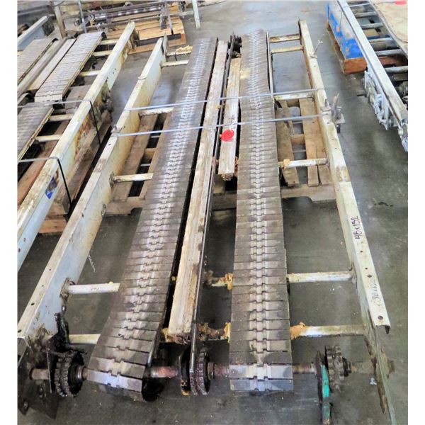 Metal 2 Belt Conveyor Section 132" x 48"W