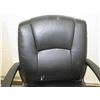 Image 8 : Qty 5 Black Executive Rolling Office Arm Chairs