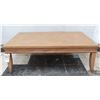Image 1 : Low Wooden Coffee Table 48" x 37" x 17"H