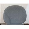 Image 2 : Qty 5 Rolling Office Chairs w/ Canvas Upholstery, 1 w/ Arm Rest
