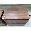 Image 2 : Qty 3 Wooden 2 Drawer Cabinets 26" x 13" x 30"H & 30" x 23" x 30"H
