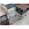 Image 10 : Multiple Rolling Storage Cabinets: Wood, Pressboard & Metal & Printer Table
