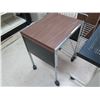 Image 13 : Multiple Rolling Storage Cabinets: Wood, Pressboard & Metal & Printer Table